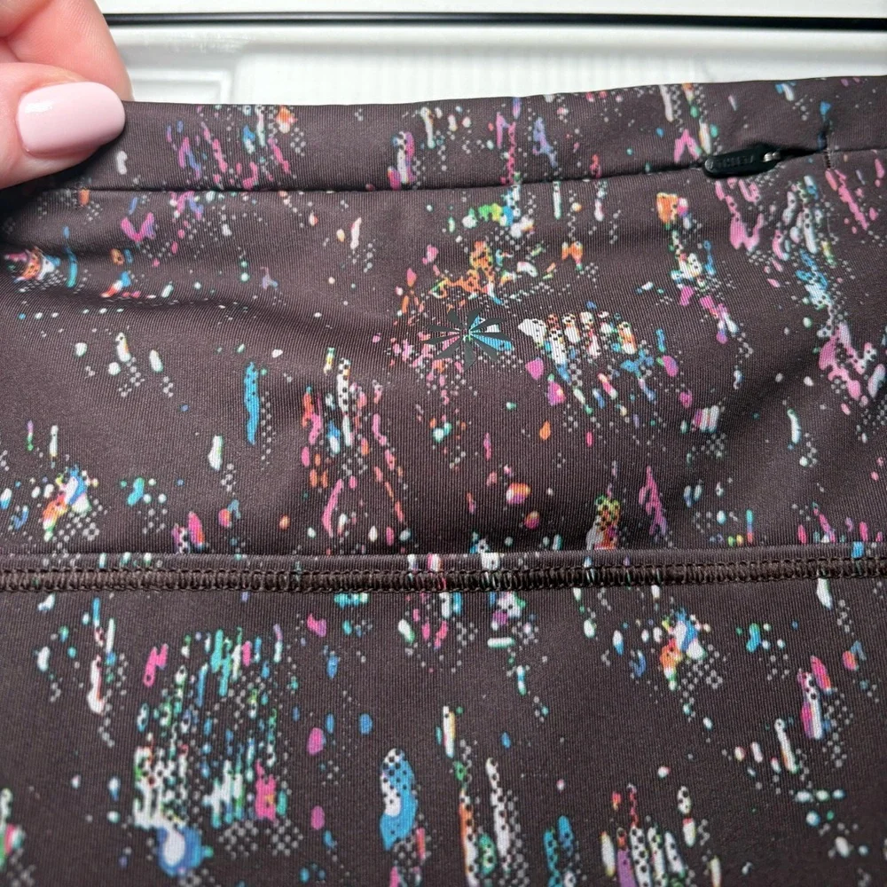 Athleta Match Point City Lights Skort Paint Splatter‎ | Size Small